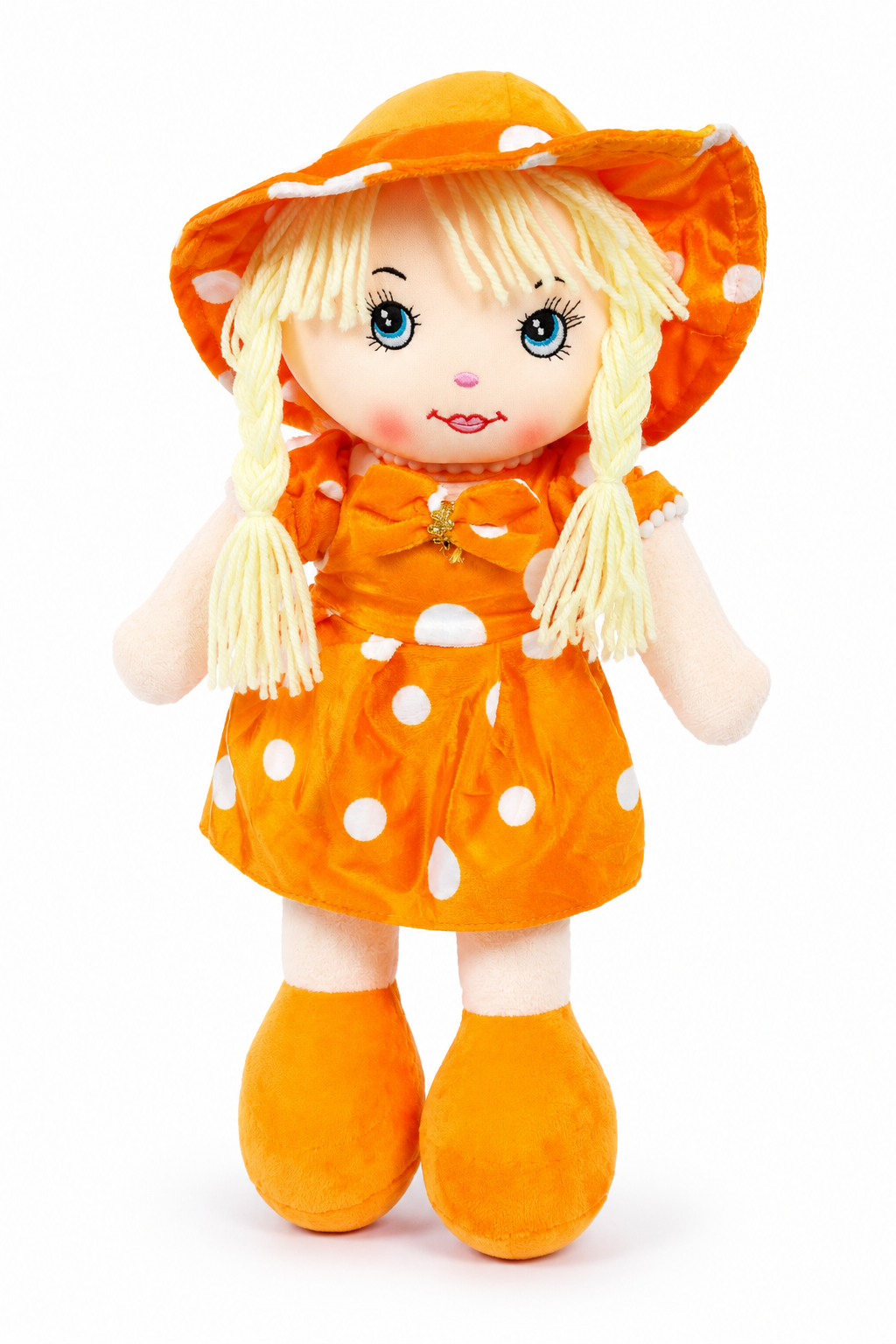 LALKA SZMACIANA ZOSIA LUB HANIA WELUROWA PRZYTULANKA 42CM E2252 EMAJ