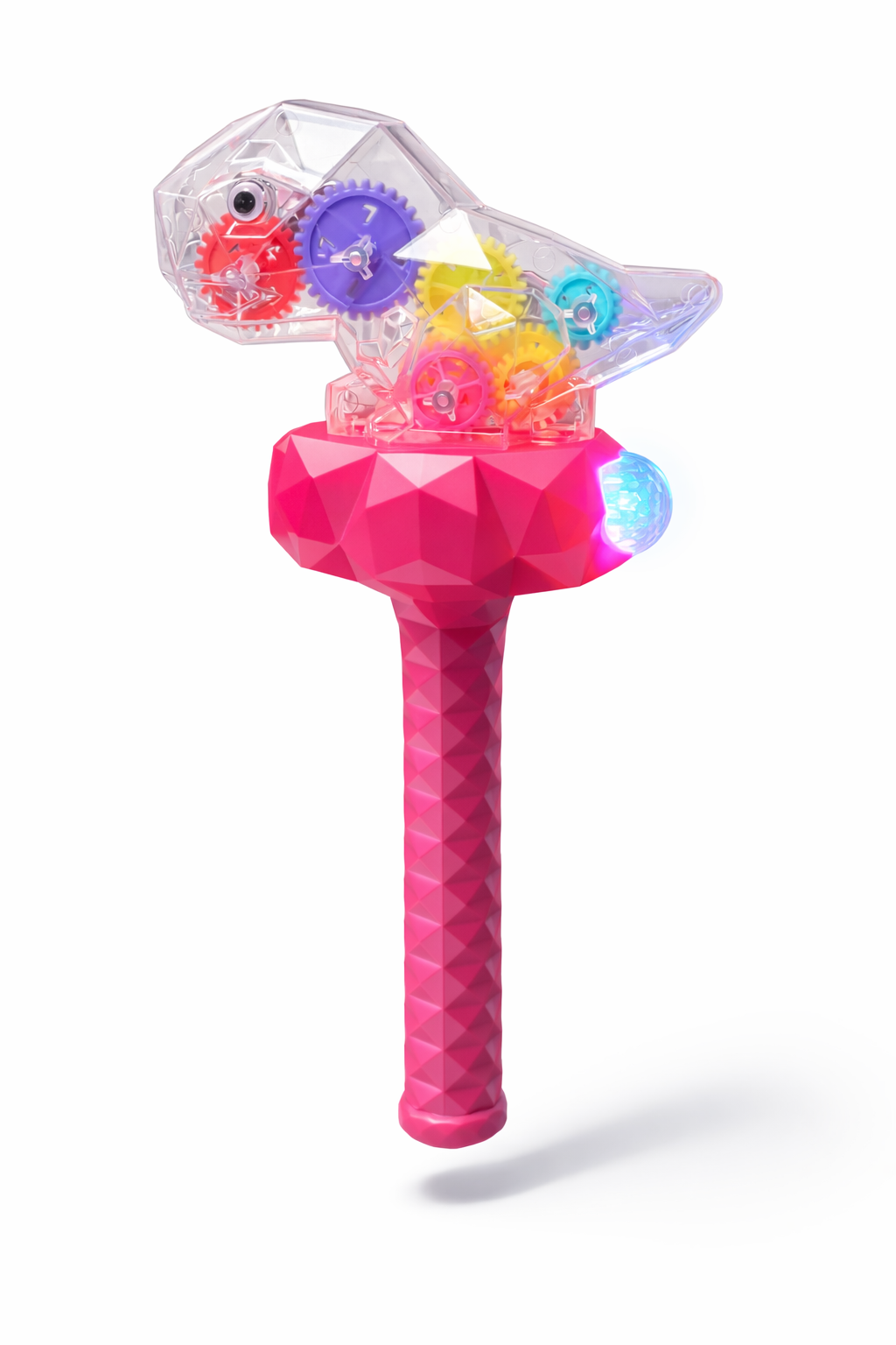 RÓŻDŻKA DINOZAUR LED – ŚWIECI, GRA I ROBI EFEKT KULI DISCO! 30CM E2480 EMAJ