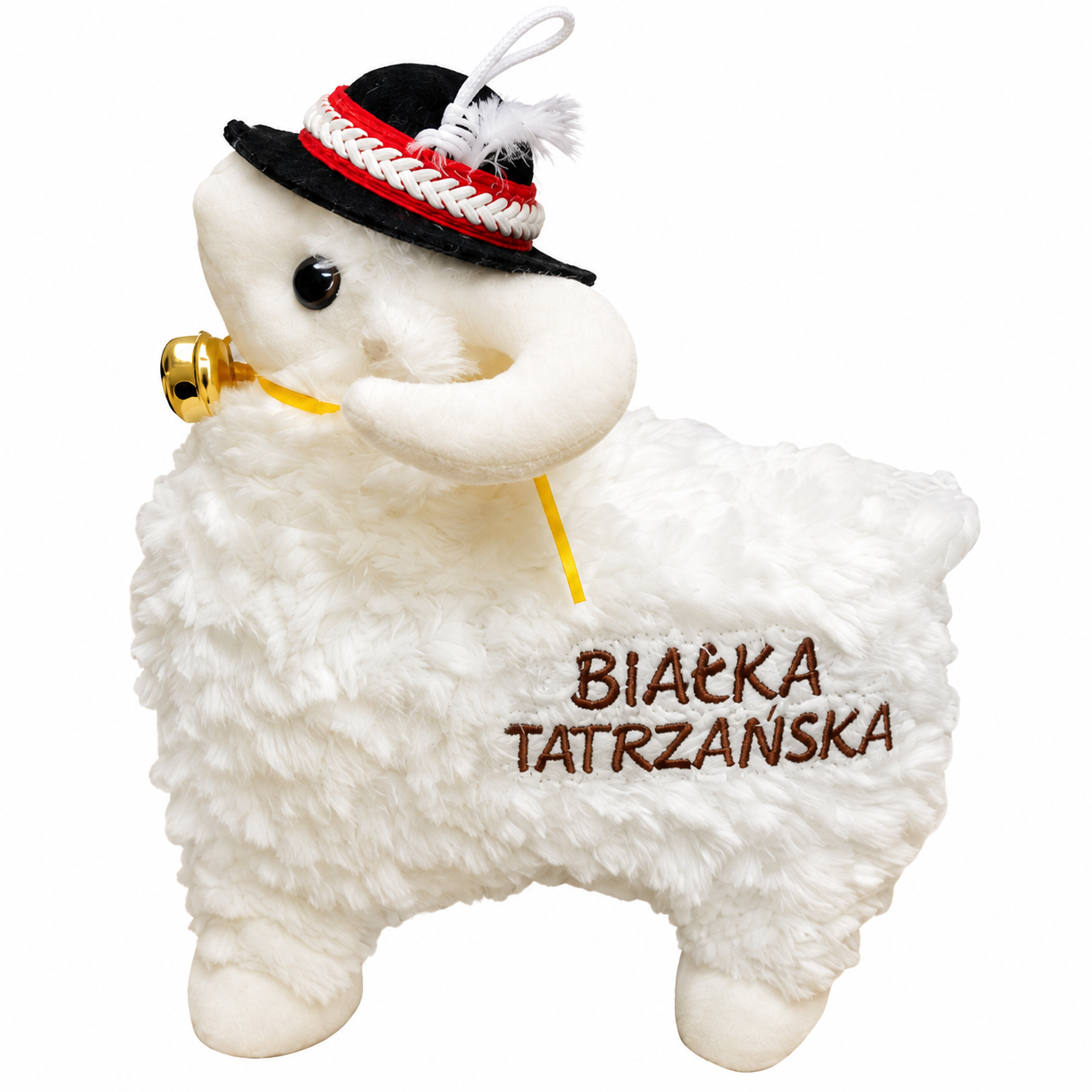MASKOTKA OWIECZKA W GÓRALSKIM KAPELUSZU– ZESTAW 12 SZTUK BECZĄCA OWCA BIAŁKA TATRZAŃSKA17CM E0766 EMAJ