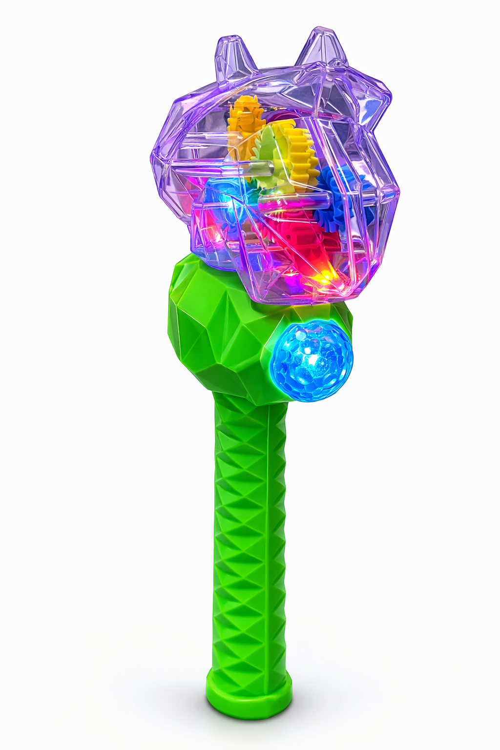 RÓŻDŻKA DINOZAUR LED – ŚWIECI, GRA I ROBI EFEKT KULI DISCO! 30CM E2480 EMAJ