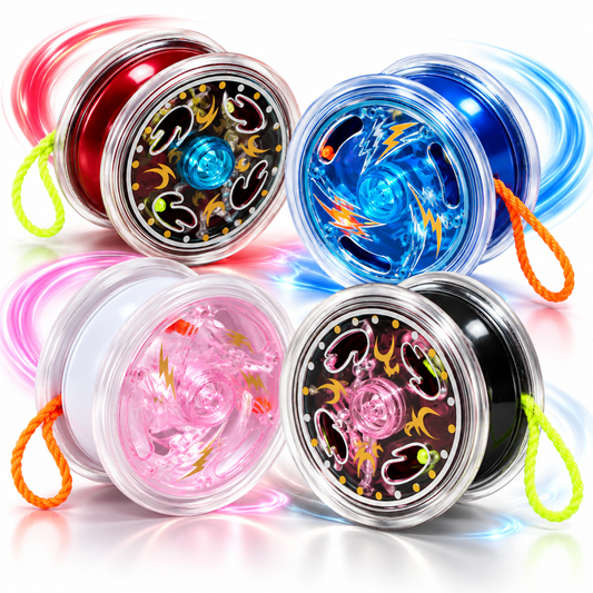 ŚWIECĄCE JOJO LED 6CM 4 KOLORY JO-JO GADŻET E1688 EMAJ