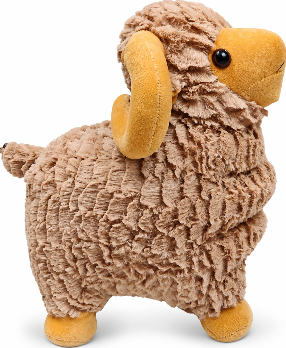 OWIECZKA BARANEK MASKOTKA OWCA BECZĄCA 30CM BRĄZ KREMOWA BIAŁA E2221 EMAJ
