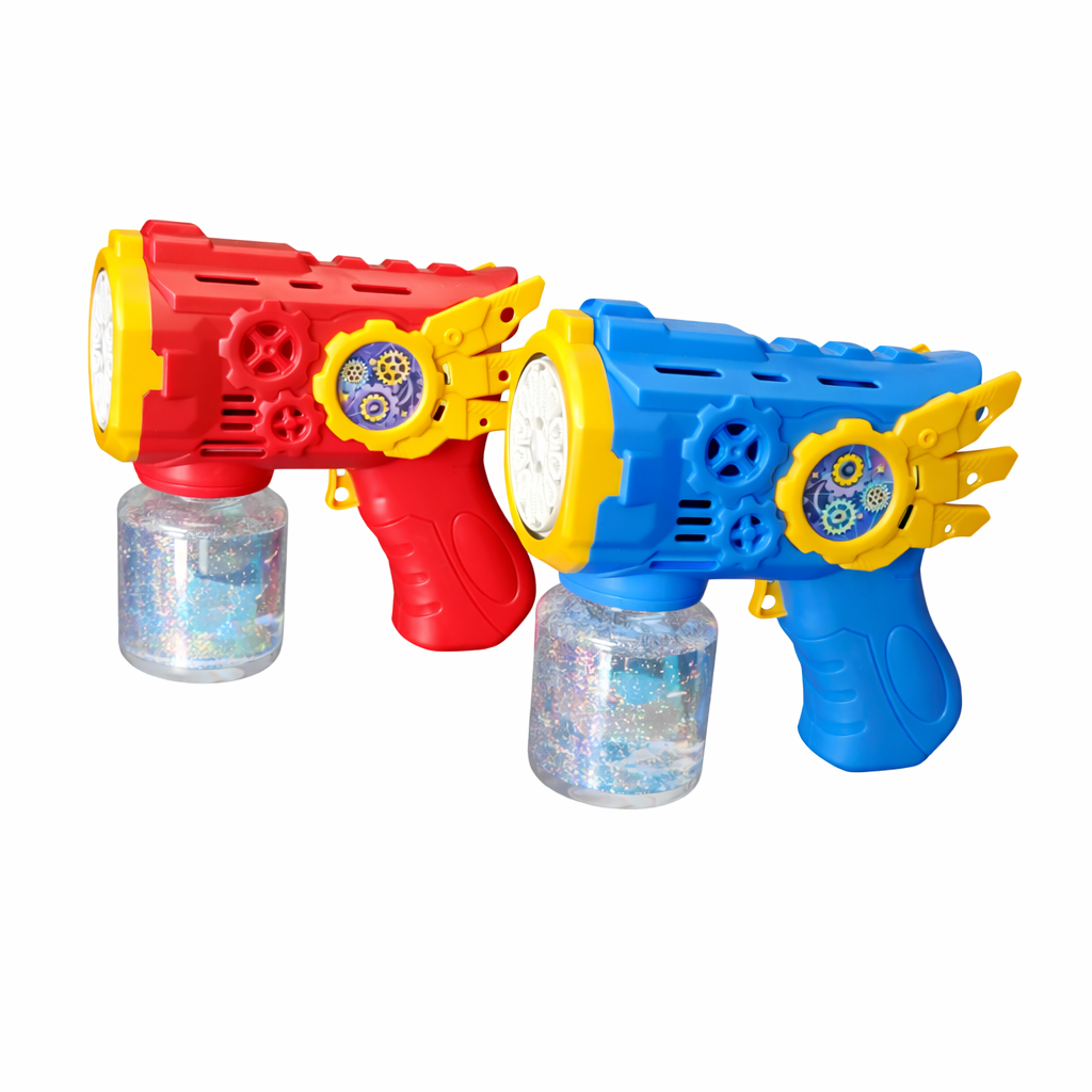 MEGA PISTOLET DO BANIEK MYDLANYCH LED AUTOMAT BAŃKI + PŁYN E2303 EMAJ