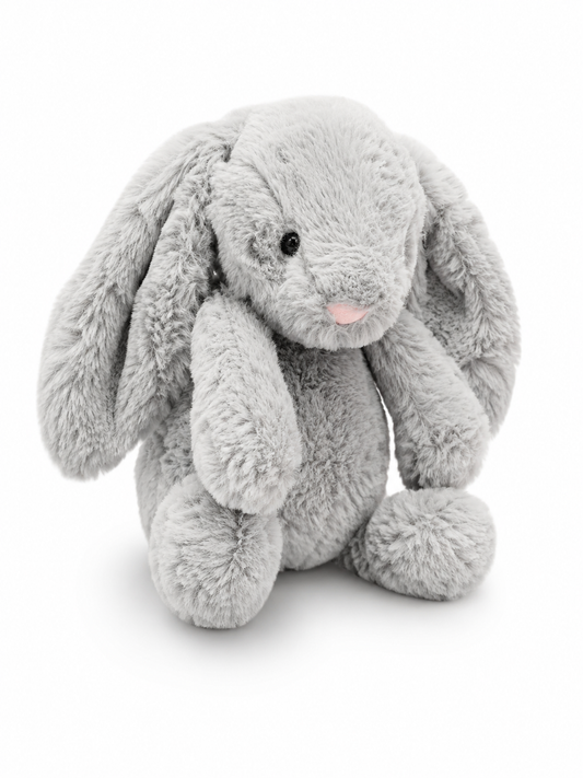 MASKOTKA KRÓLIK PUCHATY DŁUGIE USZY 36CM 4KOLORY E2209 EMAJ