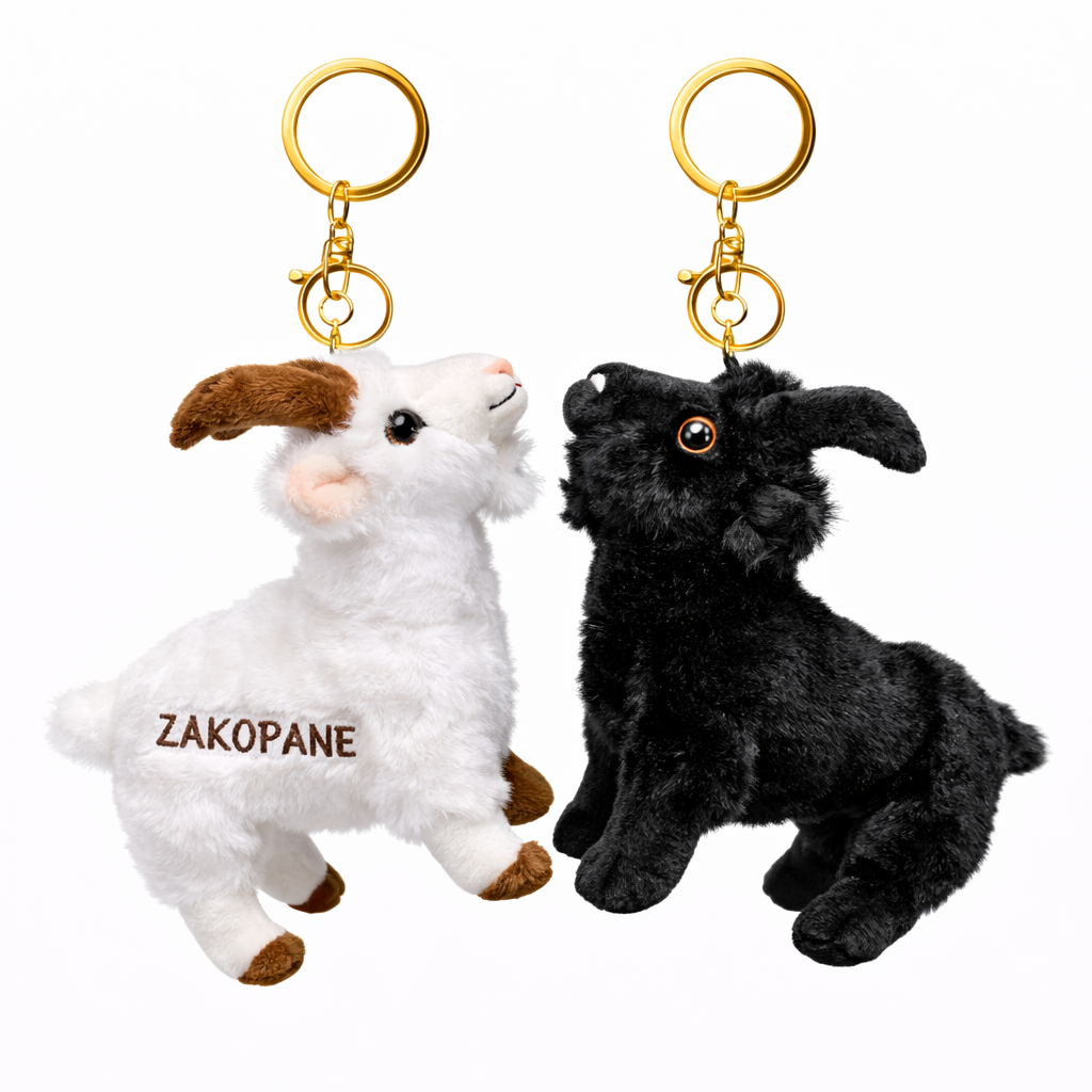 BRELOK MASKOTKA GÓRSKA KOZA KOZIOŁEK KOZICA  PAMIĄTKA Z GÓR 15CM E2714 E2715 EMAJ