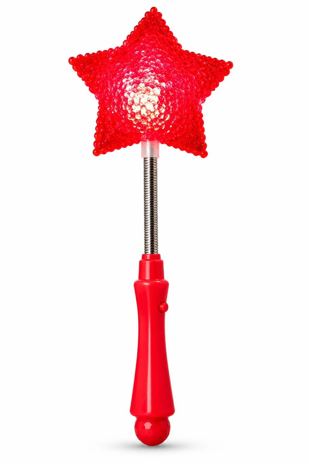 RÓŻDŻKA ŚWIECĄCA GWIAZDA 36CM NA SPRĘŻYNIE LED 3 KOLORY E1300 EMAJ