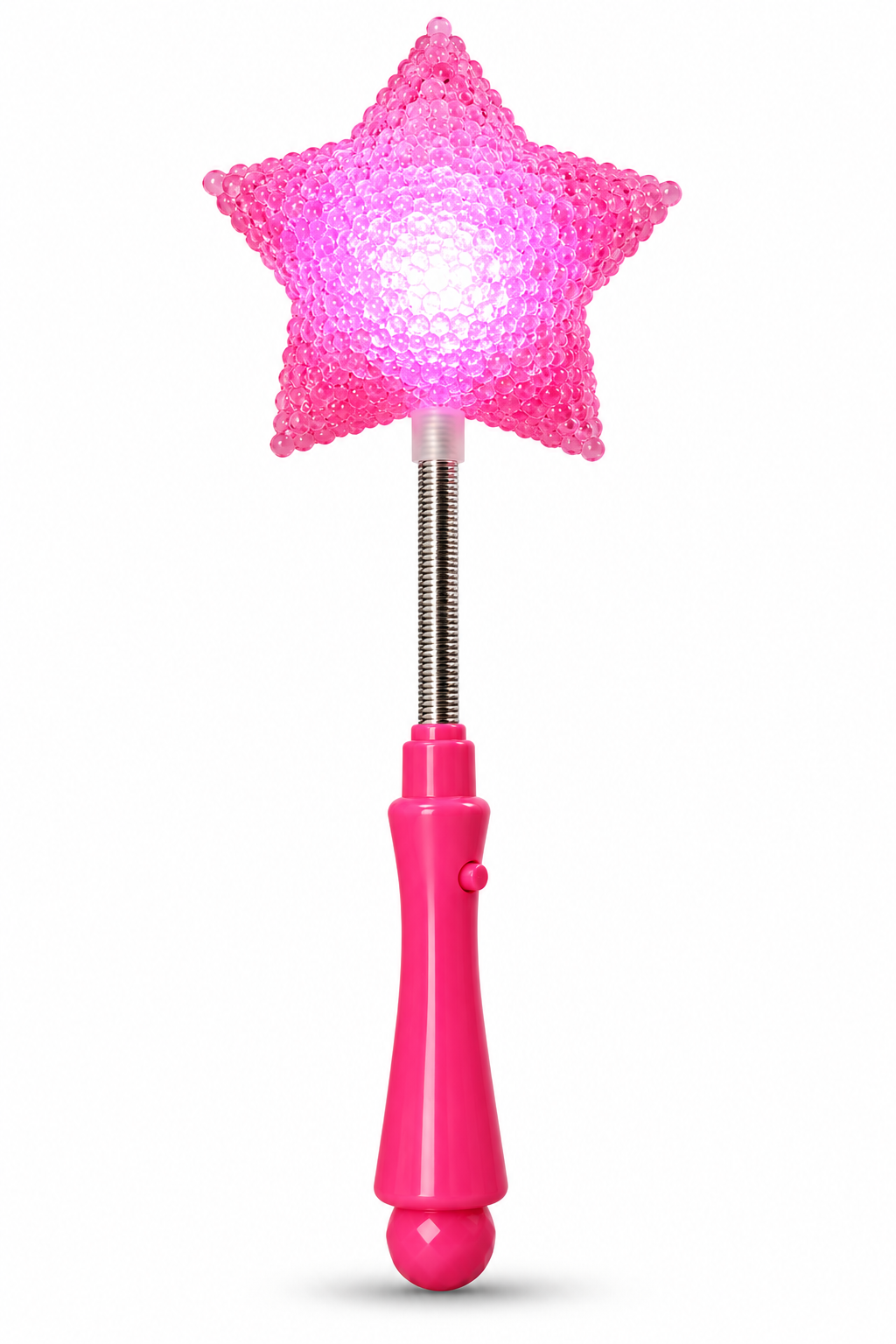 RÓŻDŻKA ŚWIECĄCA GWIAZDA 36CM NA SPRĘŻYNIE LED 3 KOLORY E1300 EMAJ