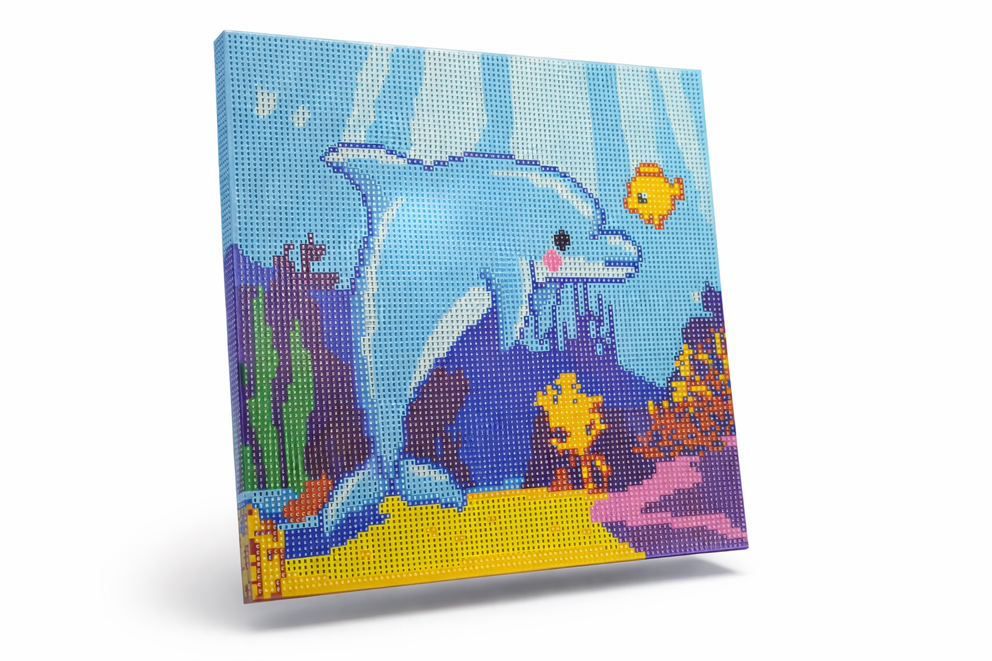 OBRAZ 4D NA PŁÓTNIE 30cm X 30cm MIX WZORÓW ZWIERZAKI E2415 EMAJ