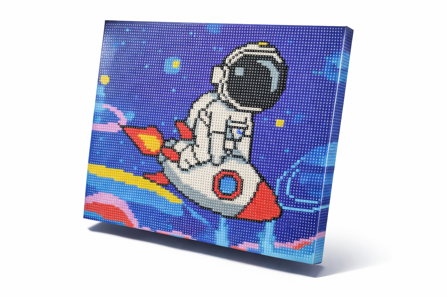 OBRAZ 4D NA PŁÓTNIE 30cm X 30cm MIX WZORÓW ZWIERZAKI E2415 EMAJ