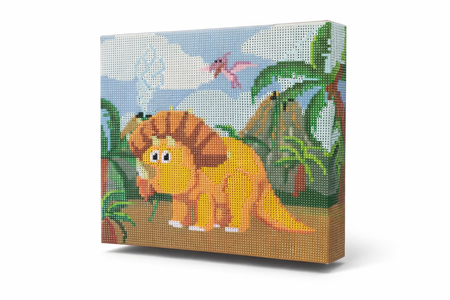 OBRAZ 4D NA PŁÓTNIE 30cm X 30cm MIX WZORÓW ZWIERZAKI E2415 EMAJ