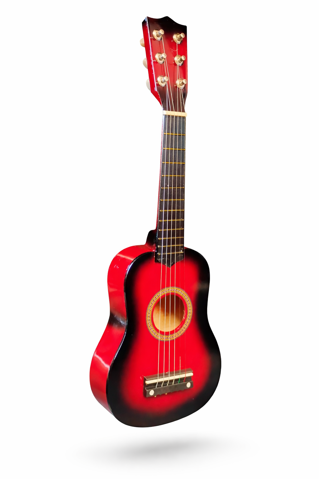 DREWNIANA GITARA 6 STRUN METALOWYCH 54 CM E1499  EMAJ