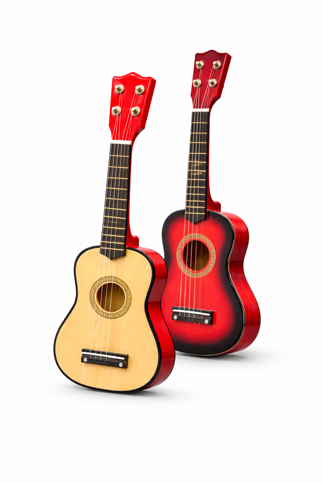 DREWNIANA GITARA 6 STRUN METALOWYCH 54 CM E1499  EMAJ
