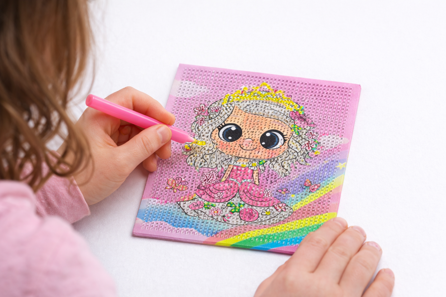 DIAMOND PAINTING DLA DZIECI ZESTAW 22X17CM OBRAZ DIAMENCIKI DIY E2414 EMAJ