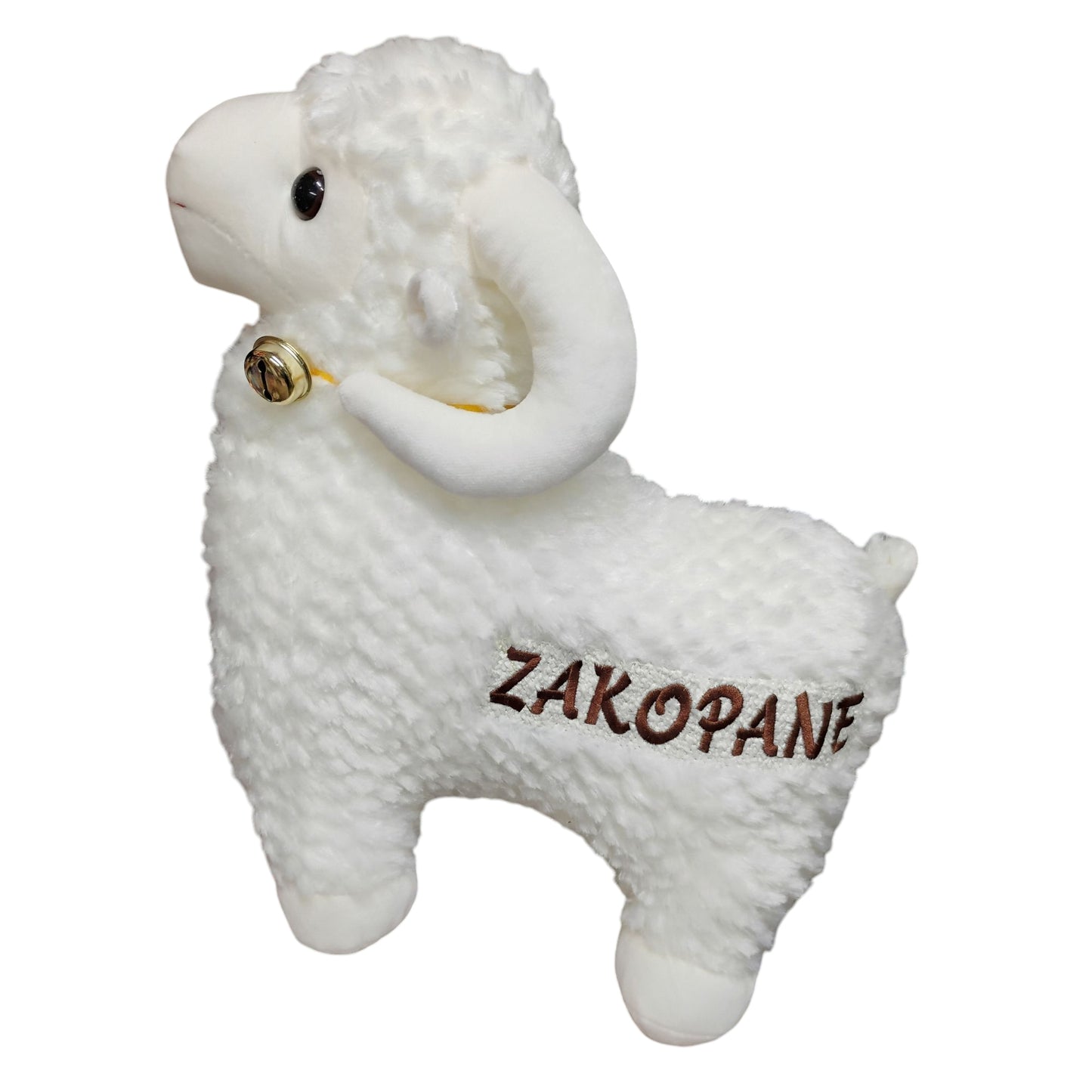 BARANEK Z DZWONKIEM BECZY 42CM Z NAPISEM MIEJSCOWOŚCI DO WYBORU ZAKOPANE E0768 EMAJ