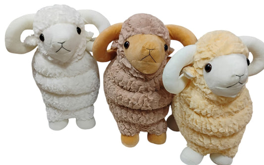 BARAN BECZĄCY DUŻY OWCA BARANEK 40CM E2224 EMAJ