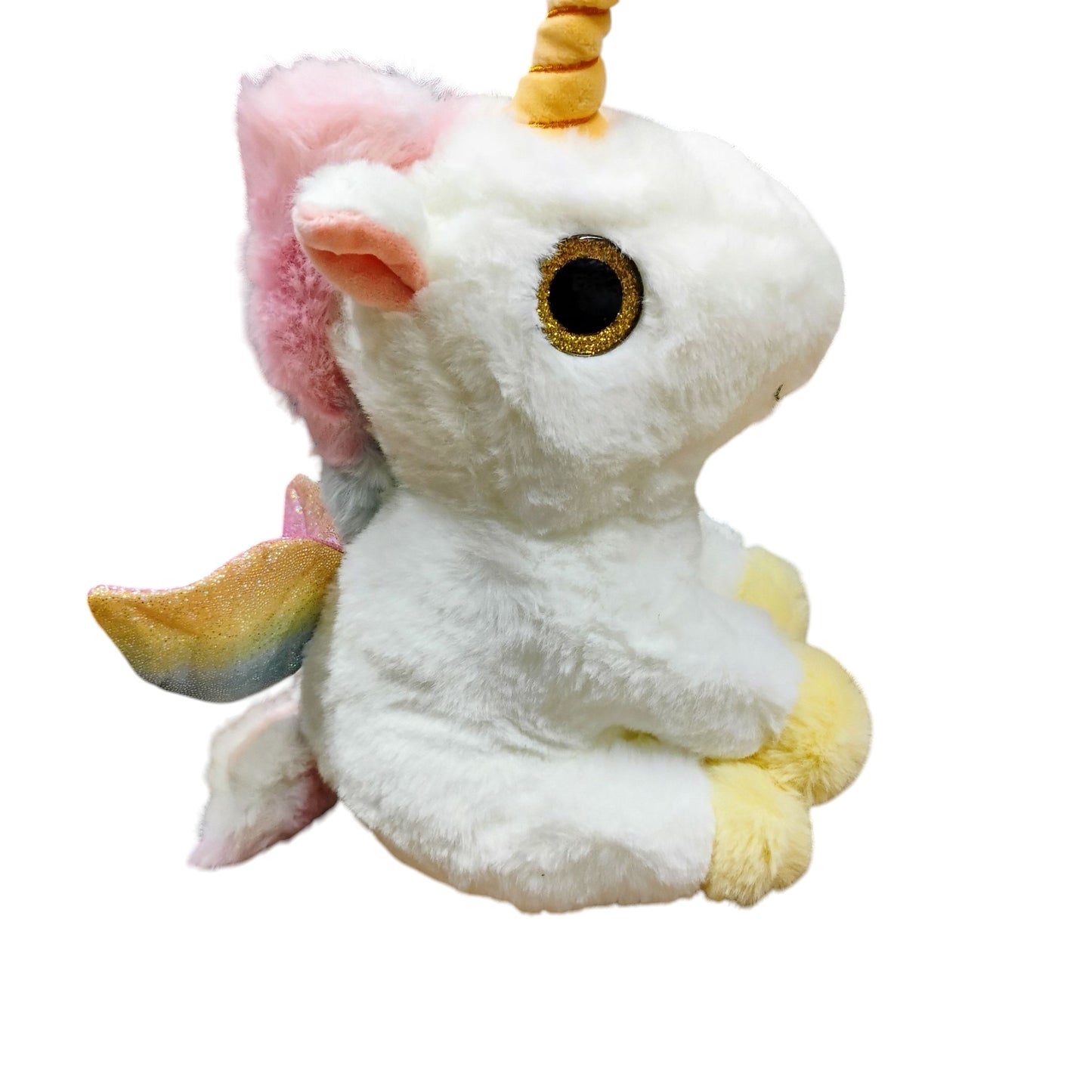 MASKOTKA JEDNOROŻEC PUCHATY UNICORN 25CM 3KOLORY E2214 EMAJ