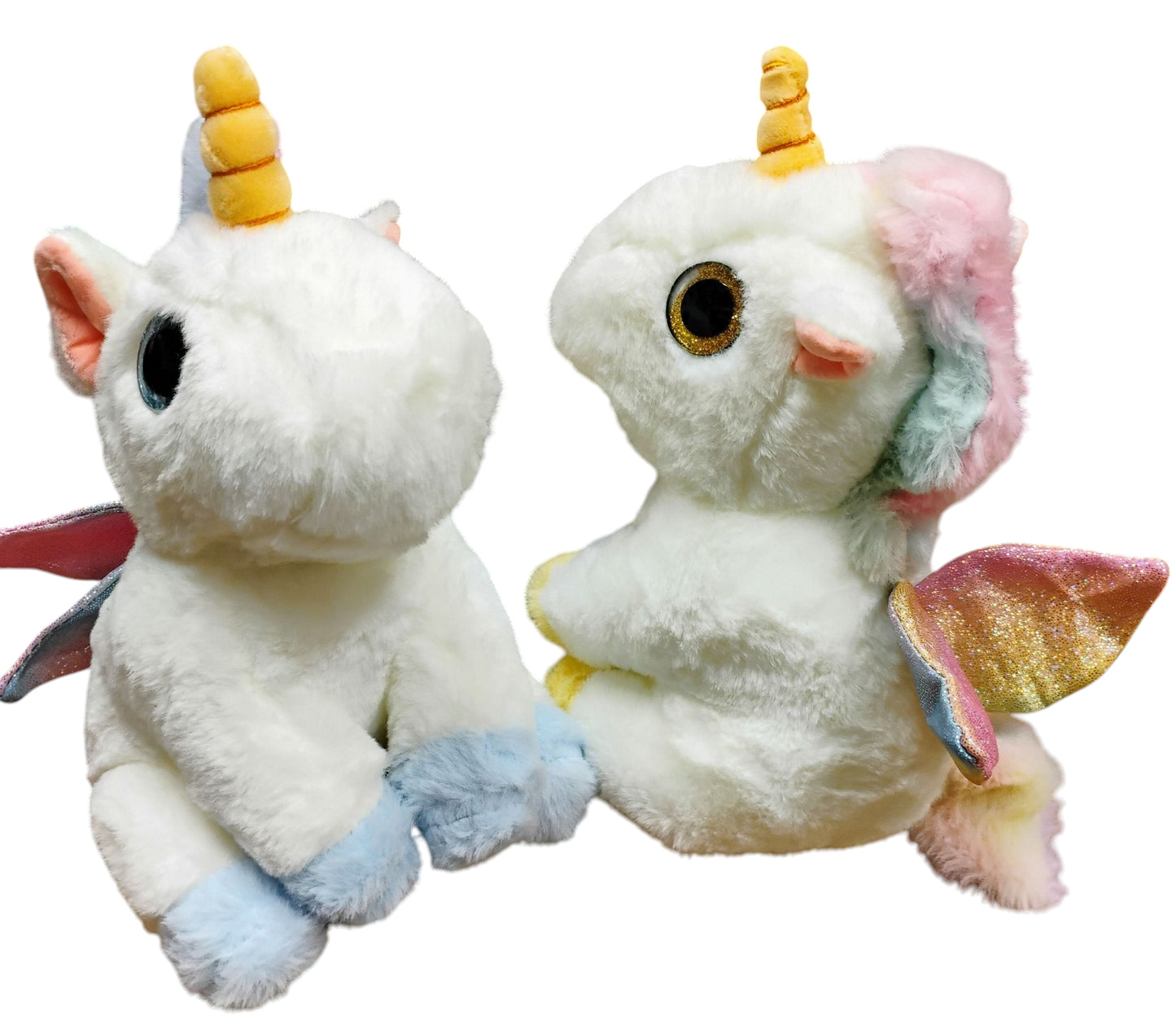 MASKOTKA JEDNOROŻEC PUCHATY UNICORN 25CM 3KOLORY E2214 EMAJ