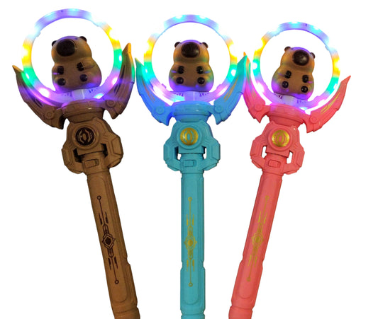 RÓDŻKA ŚWIECĄCA KAPIBARA DŹWIĘK EFEKT ELECTRIC GLOW LED 36CM E2602 EMAJ