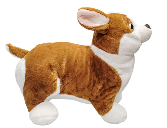 MASKOTKA PLUSZOWA PIES CORGI Z RODZINY KRÓLEWSKIEJ 33CM E2687 EMAJ