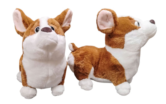 MASKOTKA  PLUSZOWY MILUTKI PIESEK CORGI 22CM E2685 EMAJ