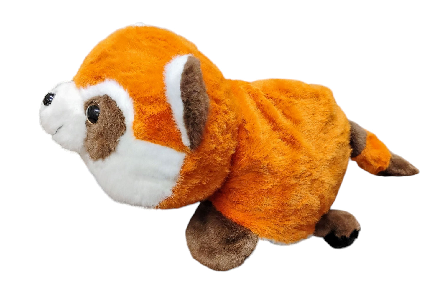 MASKOTKA 2W1 PANDA CZERWONA -DWUSTRONNA ZABAWKA PLUSZOWA 30CM E2664 EMAJ