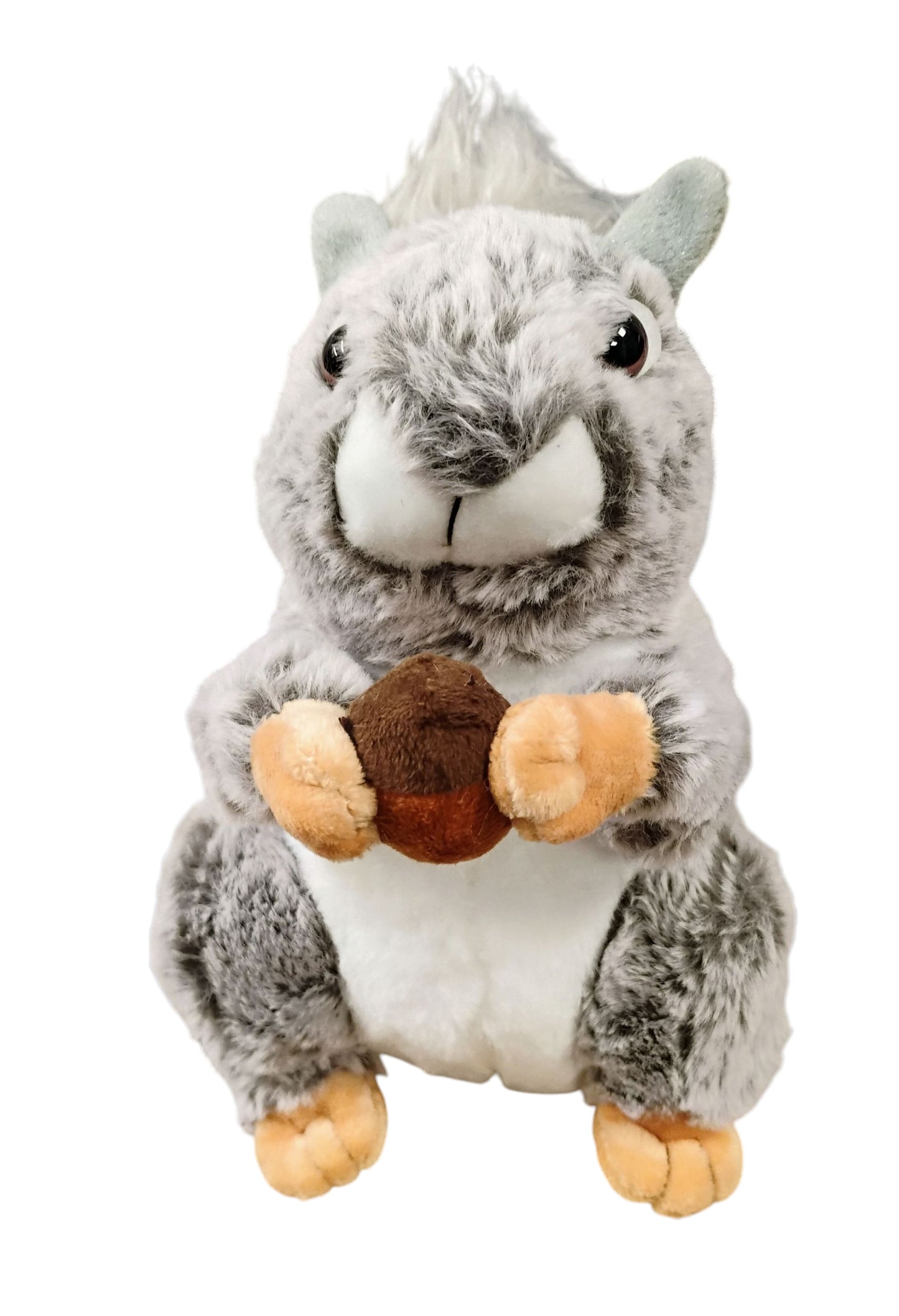 MASKOTKA WIEWIÓRKA Z ORZESZKIEM PLUSZ 18CM MIĘKKI UROCZY PLUSZAK E2721 EMAJ
