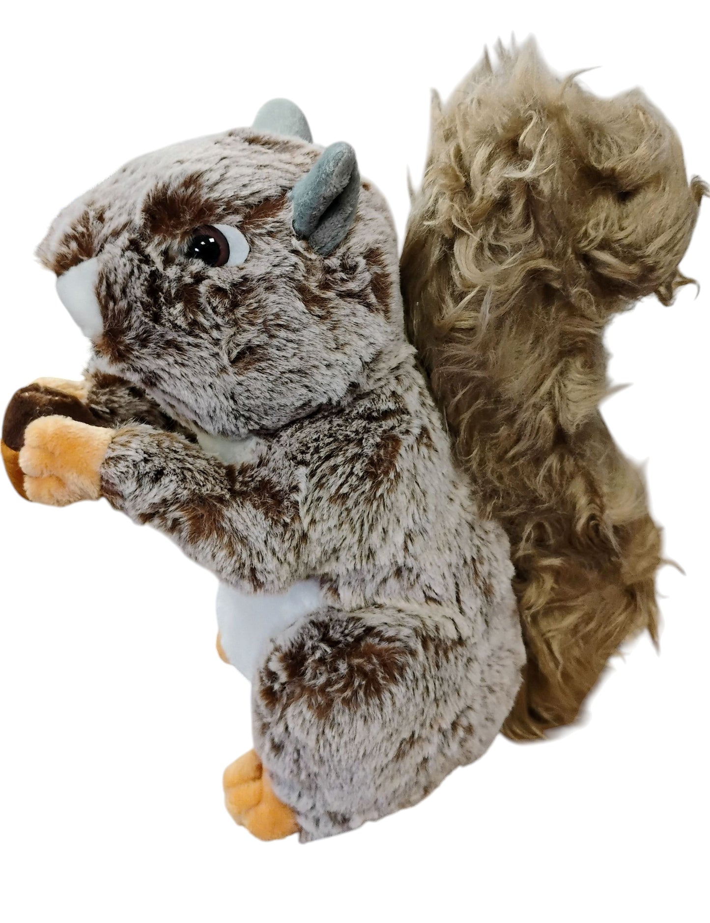 MASKOTKA WIEWIÓRKA Z ORZESZKIEM PLUSZ 18CM MIĘKKI UROCZY PLUSZAK E2721 EMAJ