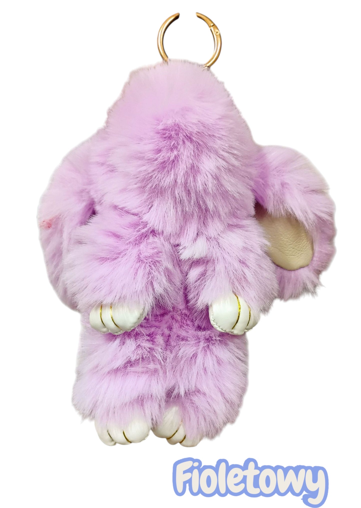 BRELOK KRÓLIK BRELOCZEK MIĘKKI FUTRZAK 18CM STYLOWY DODATEK E1524 EMAJ