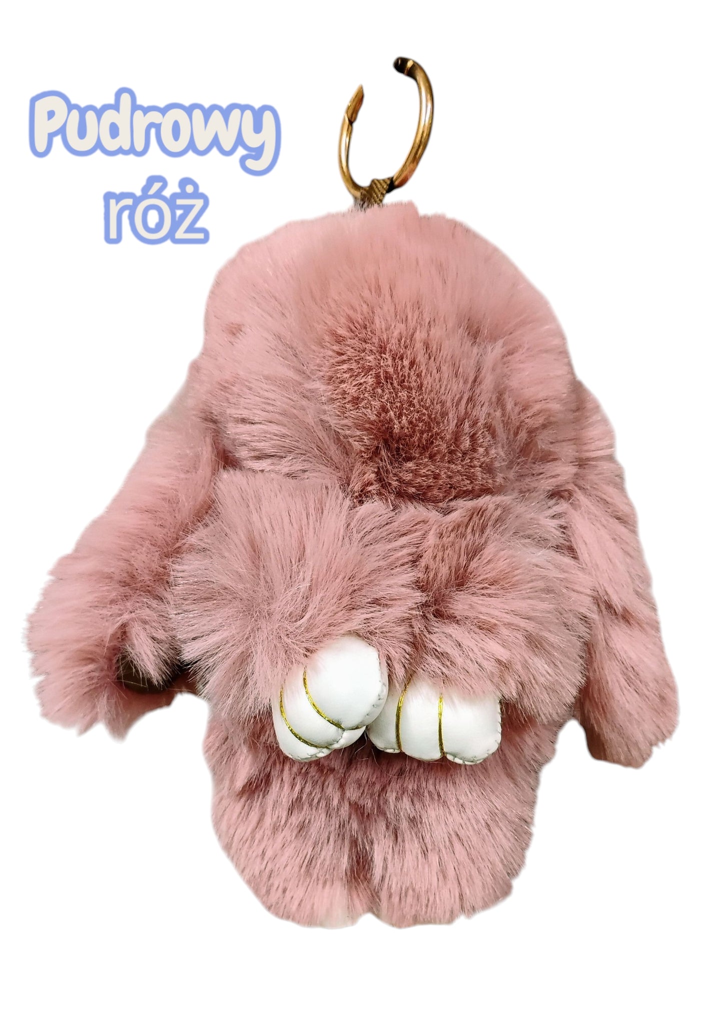 BRELOK KRÓLIK BRELOCZEK MIĘKKI FUTRZAK 18CM STYLOWY DODATEK E1524 EMAJ