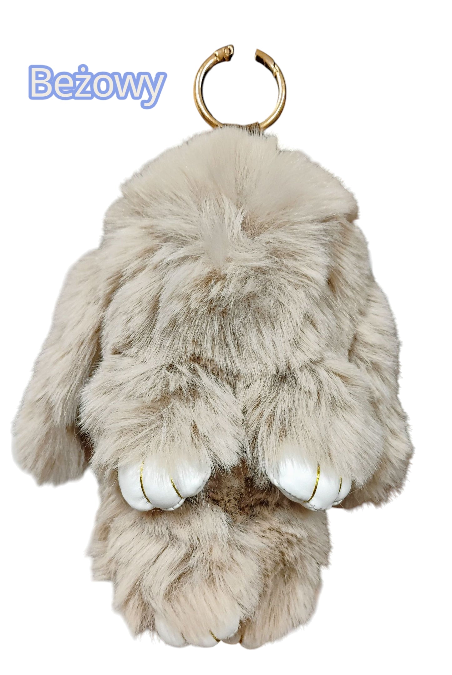 BRELOK KRÓLIK BRELOCZEK MIĘKKI FUTRZAK 18CM STYLOWY DODATEK E1524 EMAJ