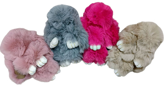 BRELOK KRÓLIK BRELOCZEK MIĘKKI FUTRZAK 18CM STYLOWY DODATEK E1524 EMAJ