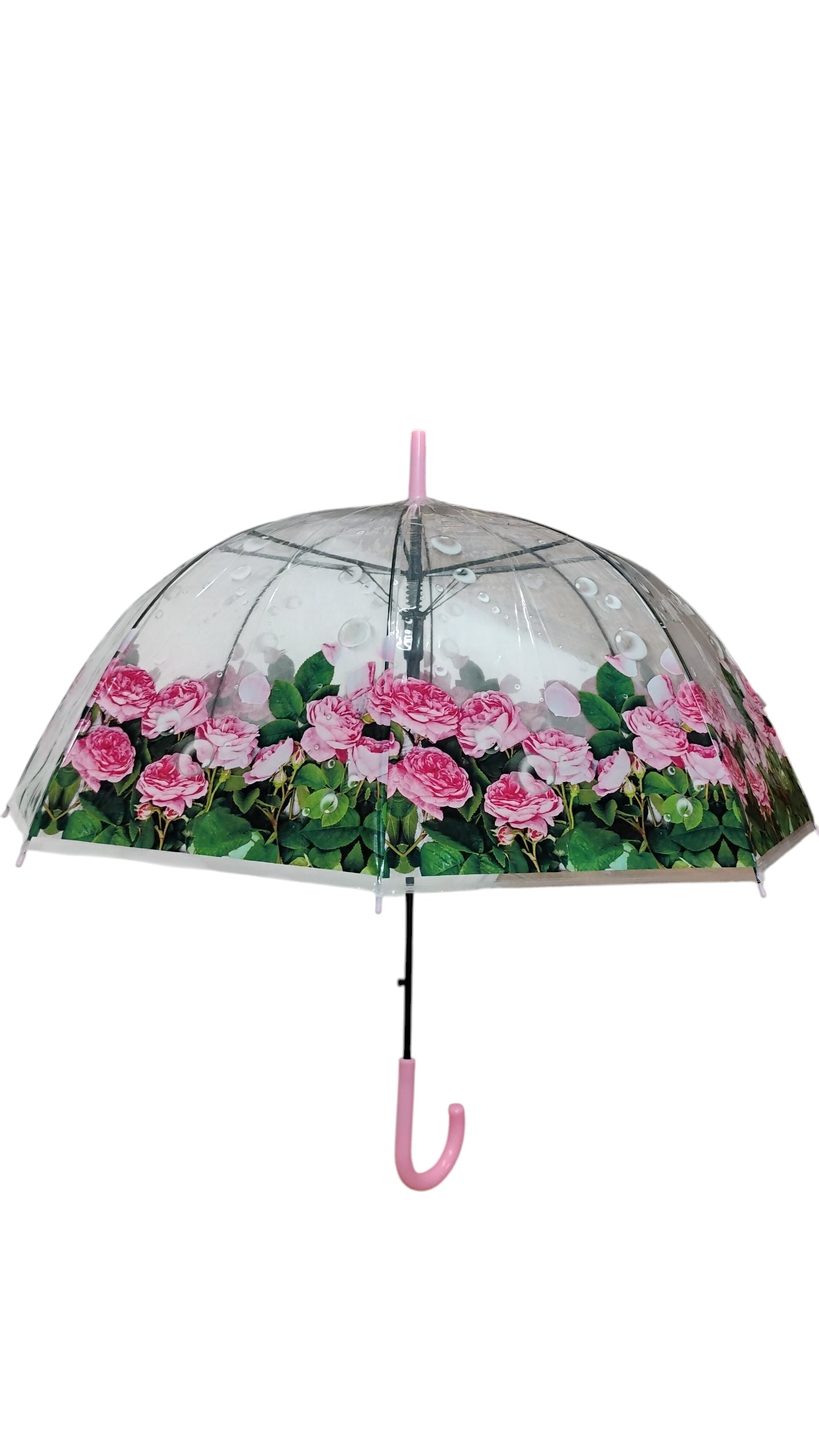 PARASOLKA PRZECIWDESZCZOWA KOLOROWA Z MOTYWEM KWIATY LIŚCIE ŚREDNICA 85CM E2025 EMAJ