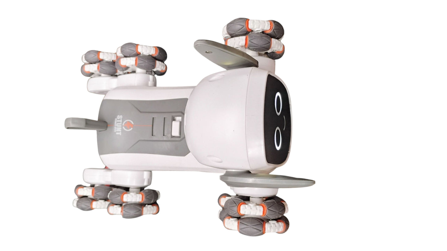 RC ROBOT DOG 8-KOŁOWY INTERAKTYWNY PIES ZDALNIE STEROWANY 2.4GHz E2572 EMAJ