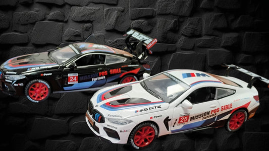 AUTO METALOWE MEGA TURBO RACER 17CM SPORTOWY BOLID LED I DŹWIĘK E2543 EMAJ