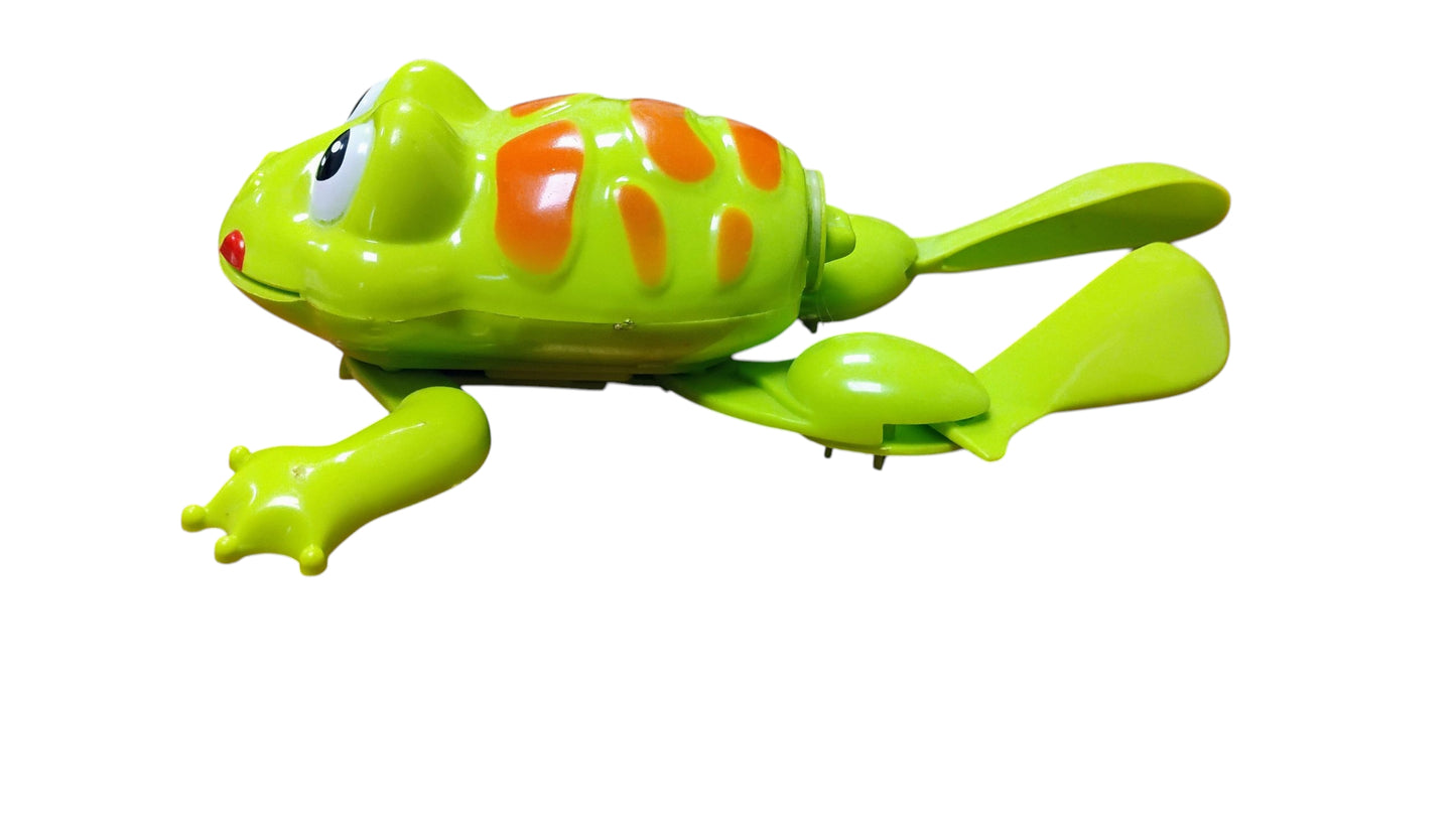 ŻABKA PŁYWAJĄCA WODNA ŻABA DO KĄPIELI  PŁYWA SAMA ŻABA NA BATERIE E0365 EMAJ