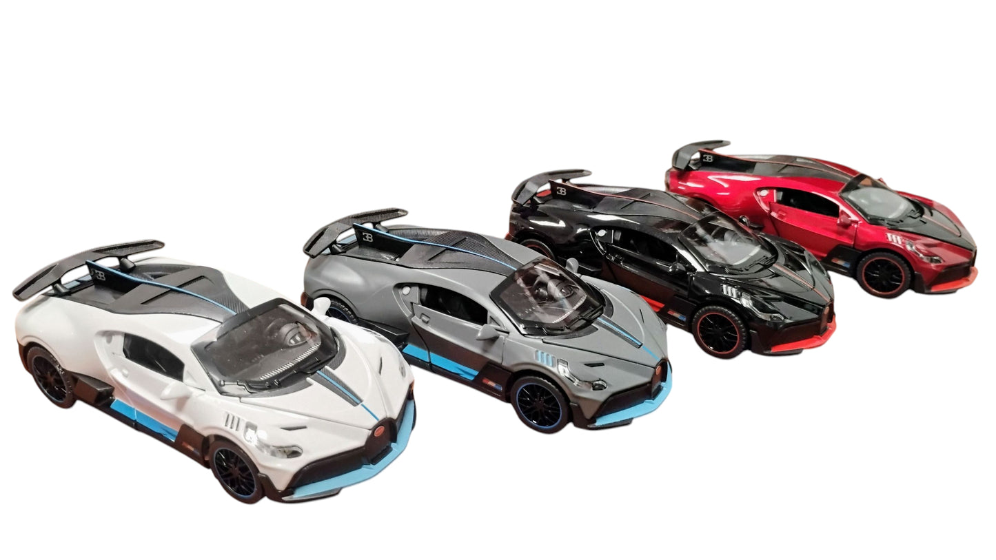 SPORTOWY SAMOCHÓD AUTO METAL 15cm LED OTWIERANE DRZWI 4 KOLORY E2540 EMAJ