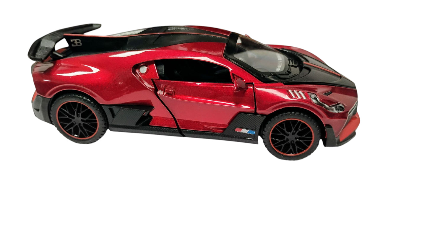 SPORTOWY SAMOCHÓD AUTO METAL 15cm LED OTWIERANE DRZWI 4 KOLORY E2540 EMAJ