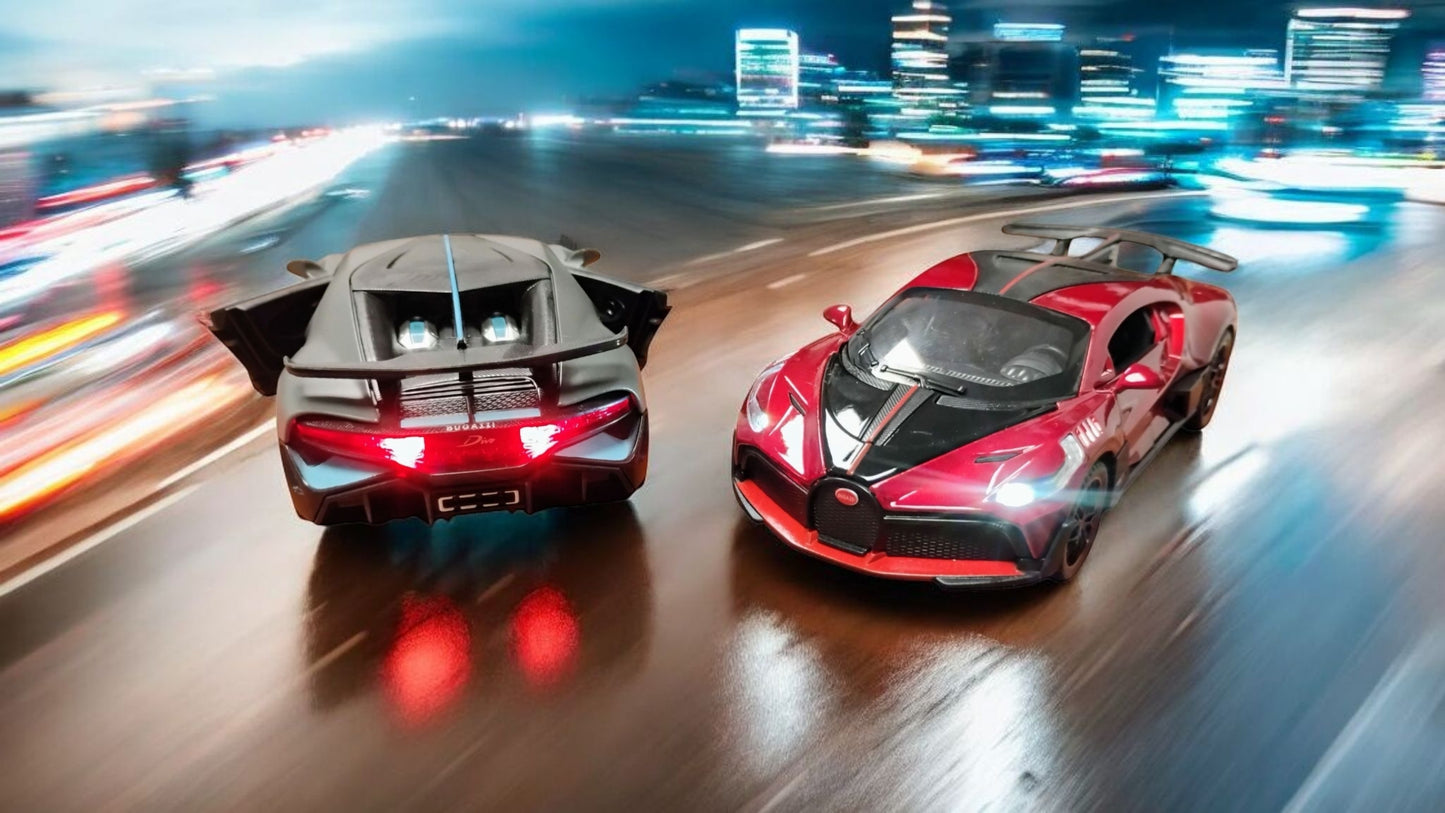 SPORTOWY SAMOCHÓD AUTO METAL 15cm LED OTWIERANE DRZWI 4 KOLORY E2540 EMAJ