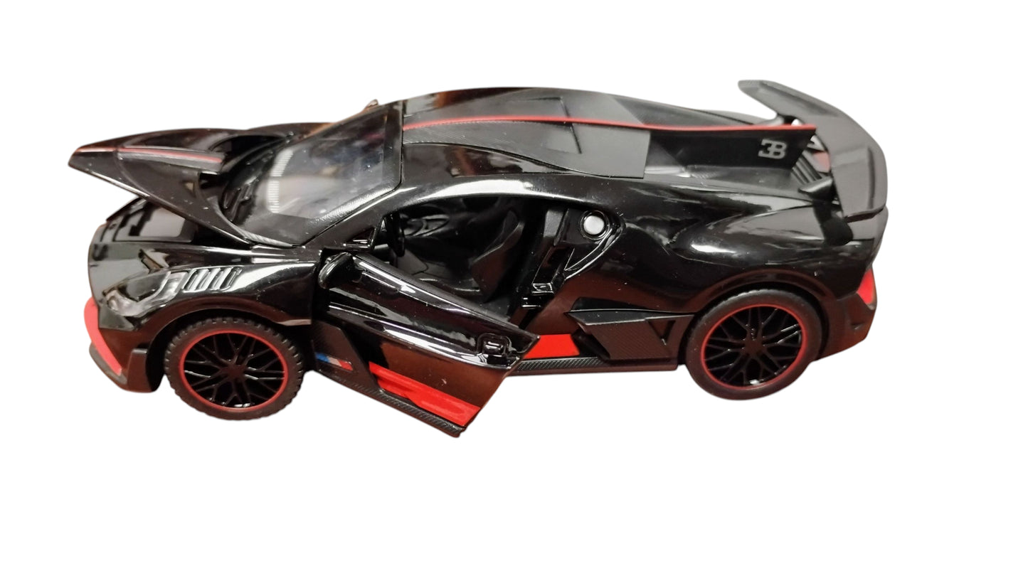 SPORTOWY SAMOCHÓD AUTO METAL 15cm LED OTWIERANE DRZWI 4 KOLORY E2540 EMAJ