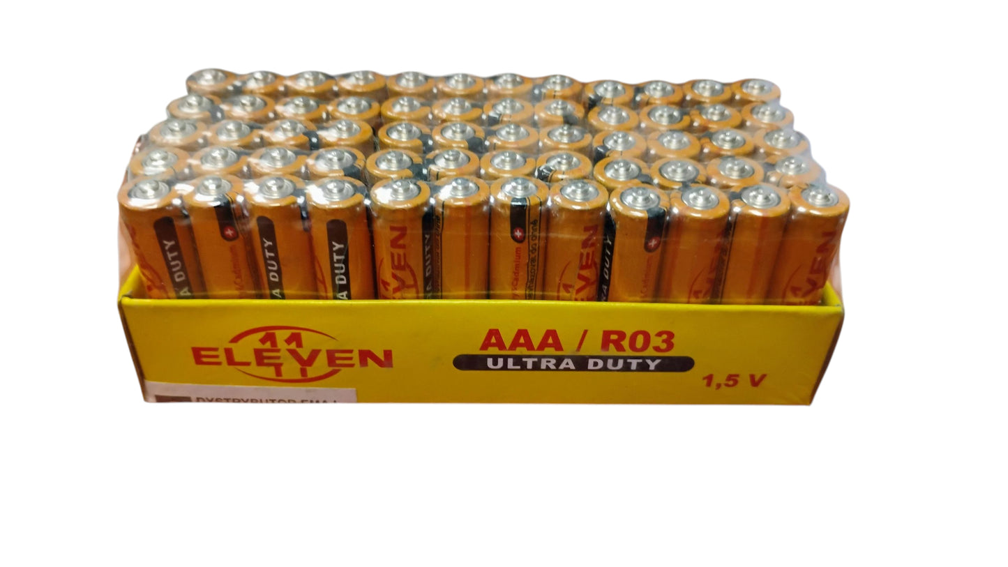 BATERIE R3 AAA (R3) 1.5V – idealne do pilota, myszki, lampek  E0201 EMAJ