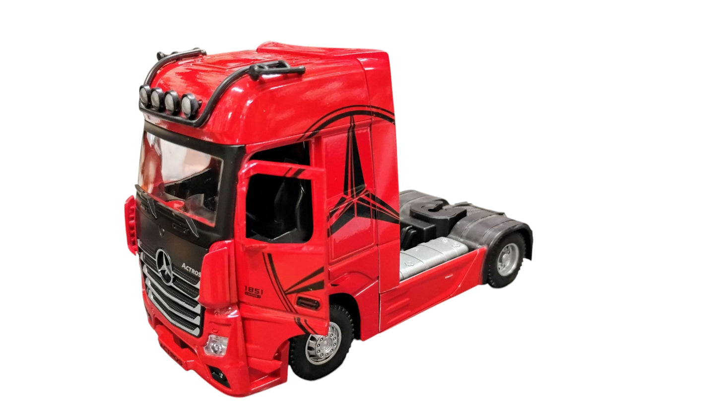 AUTO MODEL TRUCK METALOWY TIR CIĄGNIK SIODŁOWY 18CM 1:24 DŹWIEK E2548 EMAJ