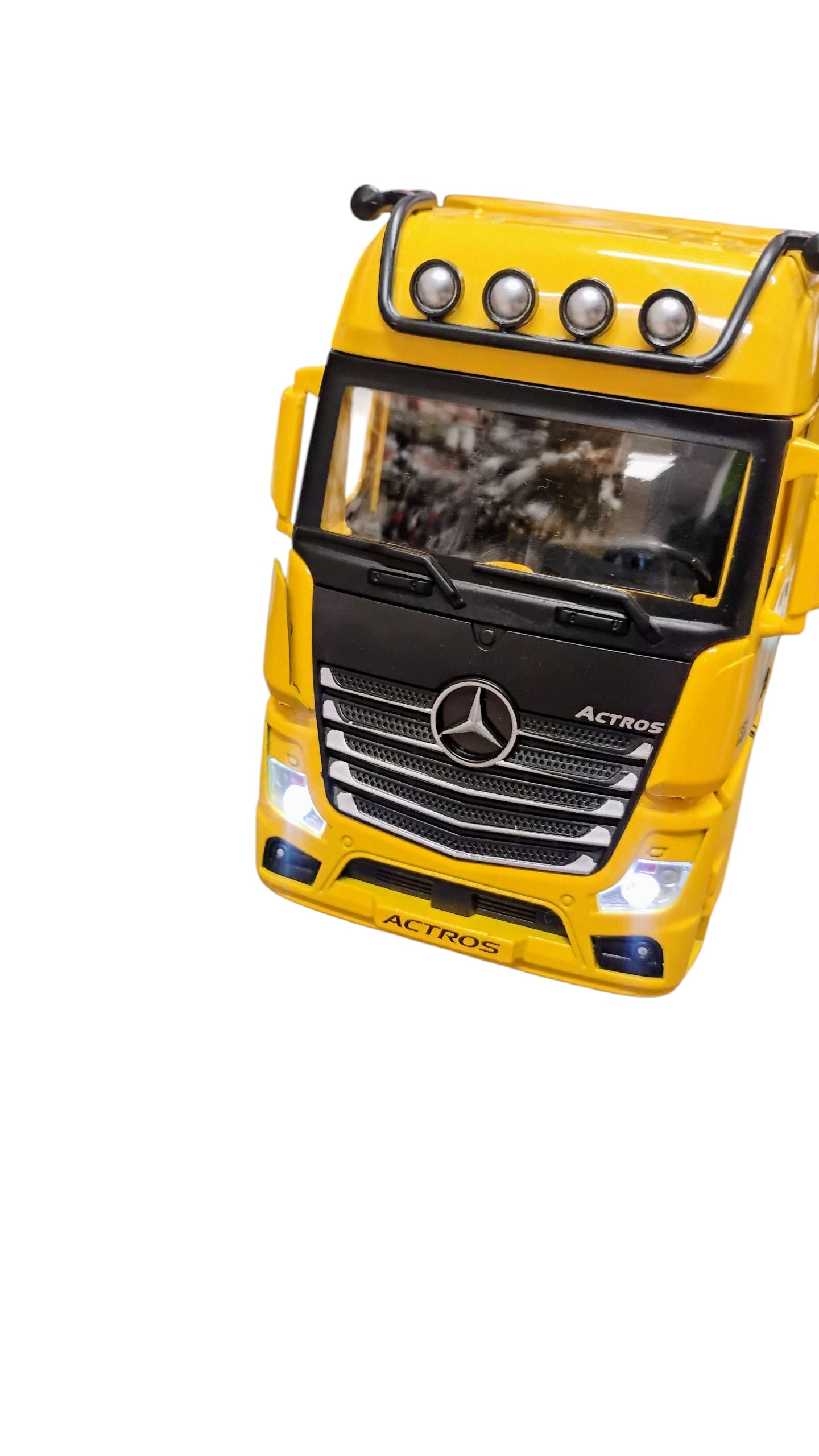 AUTO MODEL TRUCK METALOWY TIR CIĄGNIK SIODŁOWY 18CM 1:24 DŹWIEK E2548 EMAJ