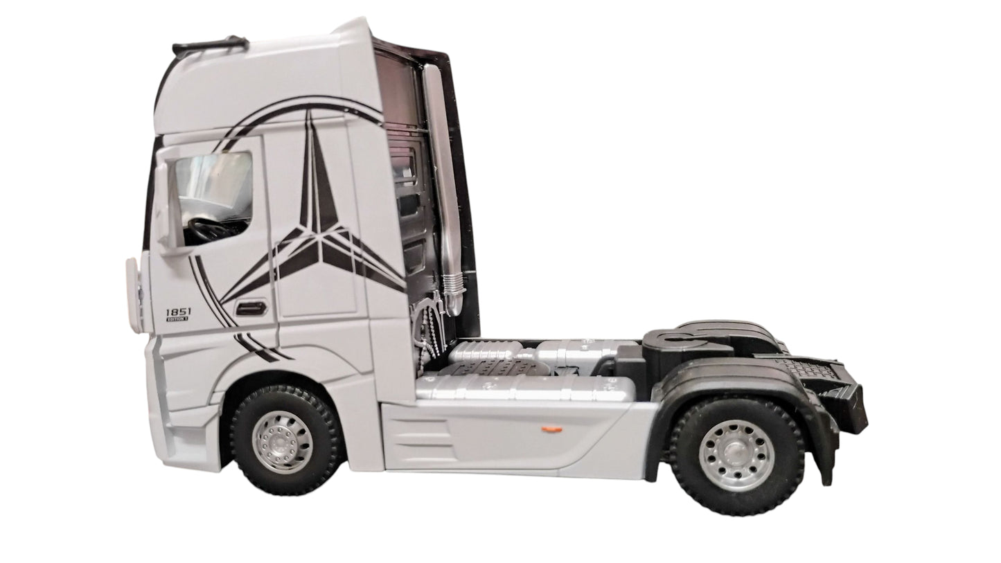 AUTO MODEL TRUCK METALOWY TIR CIĄGNIK SIODŁOWY 18CM 1:24 DŹWIEK E2548 EMAJ