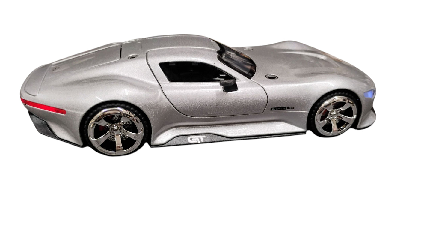 METALOWE SUPER AUTO SPORTOWE MODEL GT 1:32 15CM PULL BACK E2541 EMAJ