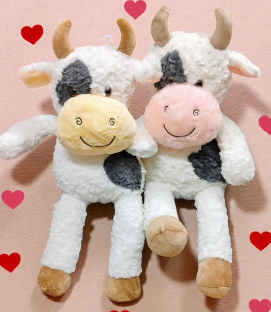 DUŻA MASKOTKA KROWA KRÓWKA 65CM! PRZYTULANKA DO SNU DLA DZIECI E2622 EMAJ