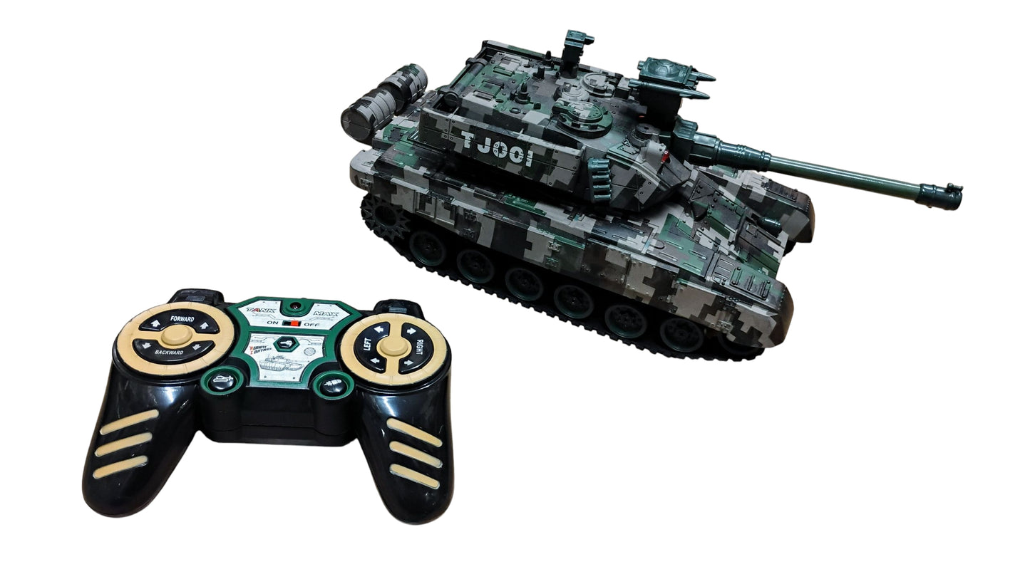 RC CZOŁG WOJSKOWY 2.4GHz 33cm OBRACANA LUFA GUMOWE GĄSIENICE AMUNICJA E2594/ E2599EMAJ