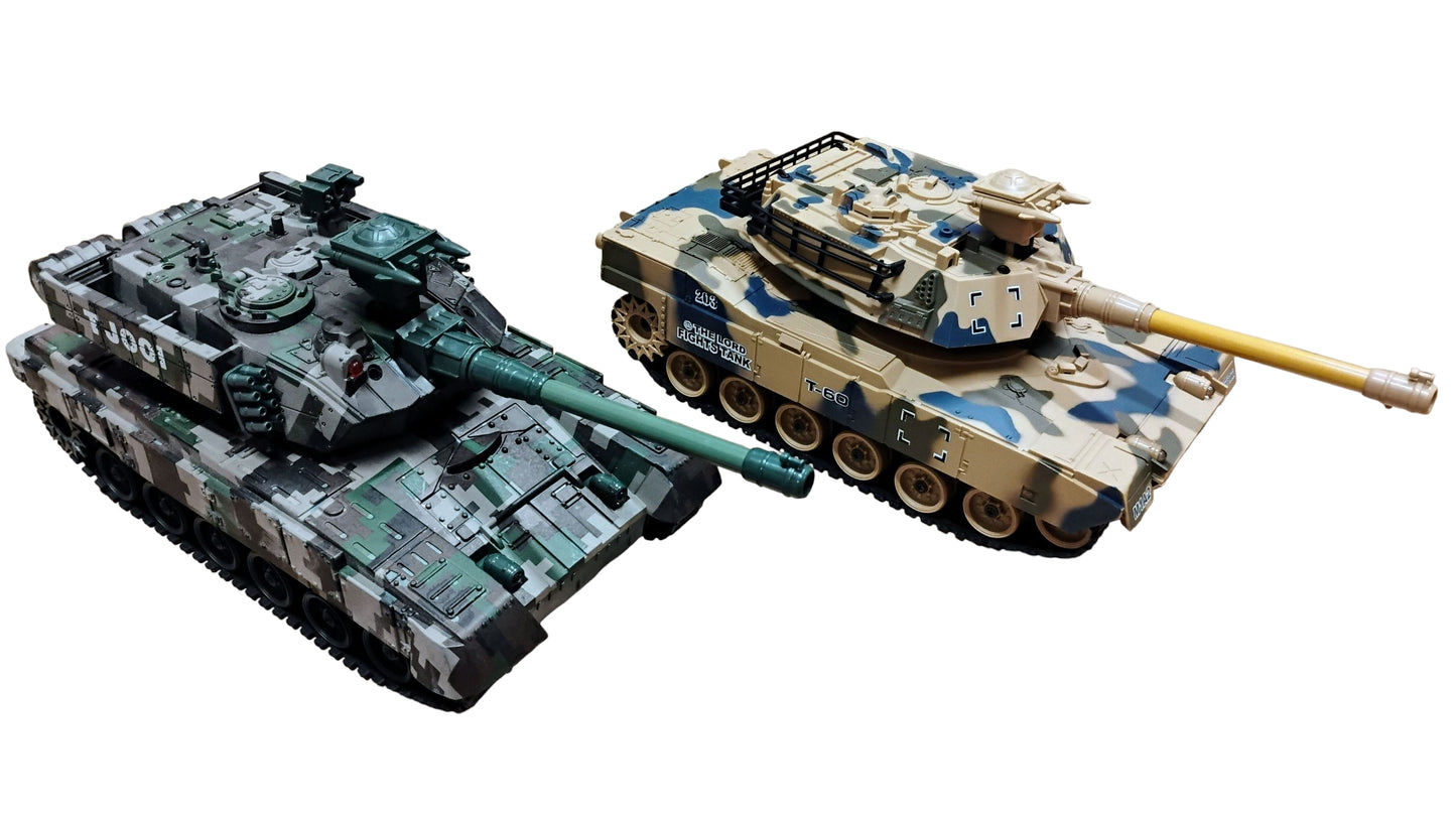 RC CZOŁG WOJSKOWY 2.4GHz 33cm OBRACANA LUFA GUMOWE GĄSIENICE AMUNICJA E2594/ E2599EMAJ