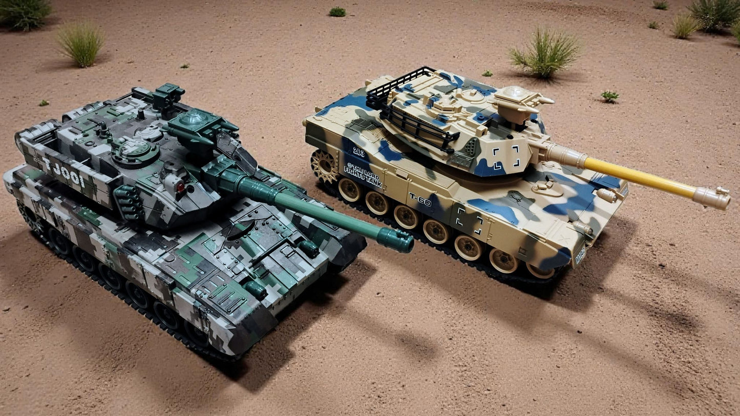 RC CZOŁG WOJSKOWY 2.4GHz 33cm OBRACANA LUFA GUMOWE GĄSIENICE AMUNICJA E2594/ E2599EMAJ