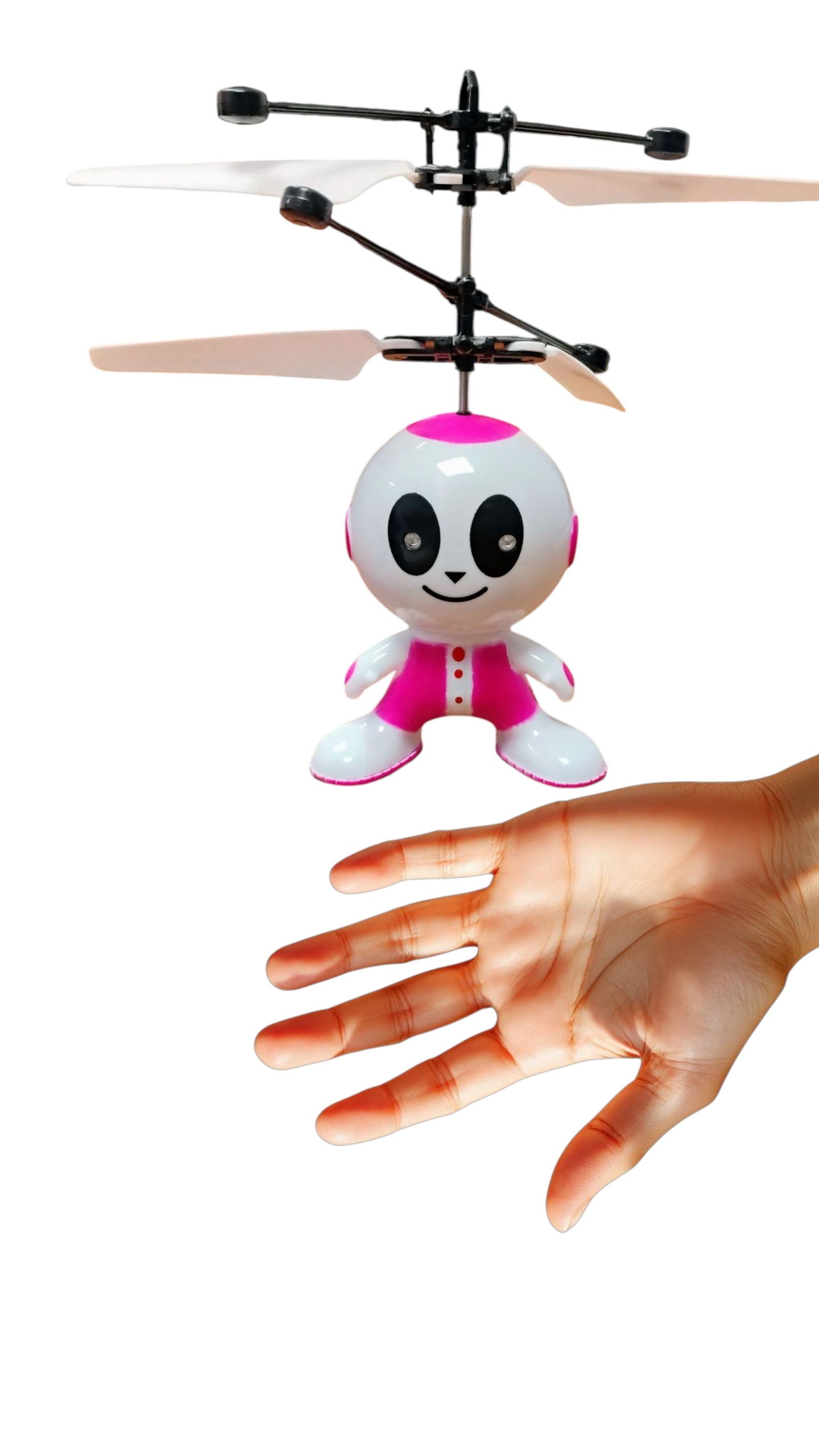 ROBOT LATAJĄCY KOSMONAUTA INDUKCYJNY 13cm STEROWANY DŁONIĄ E2054 EMAJ