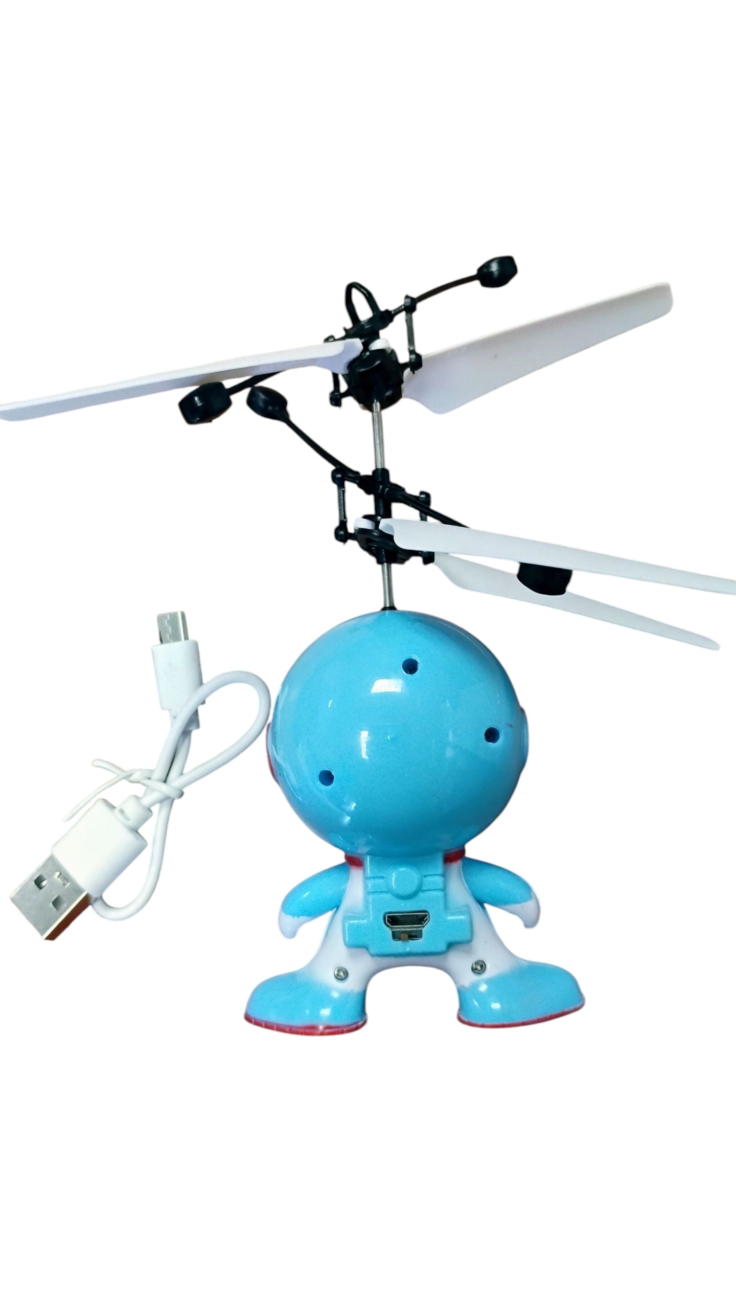 ROBOT LATAJĄCY KOSMONAUTA INDUKCYJNY 13cm STEROWANY DŁONIĄ E2054 EMAJ